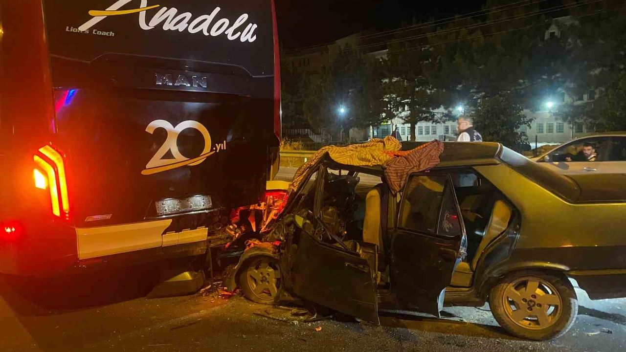 Uşak’ta trafik kazası: 1 ölü