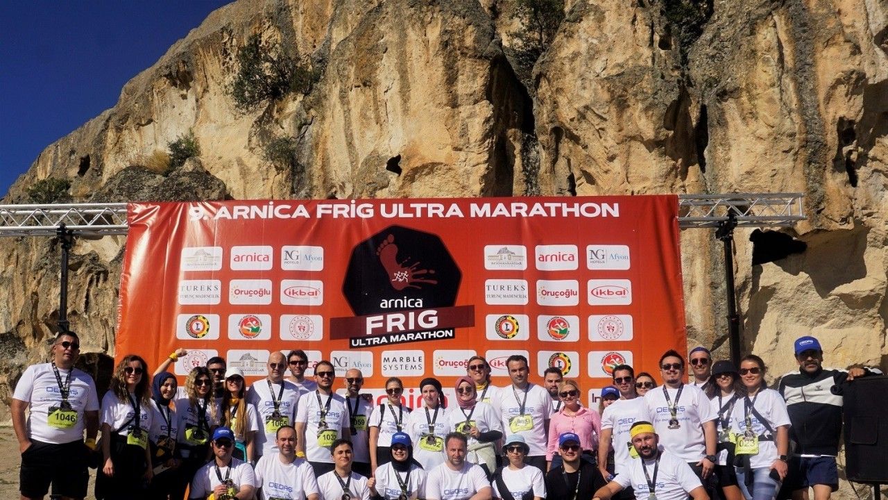 OEDAŞ çalışanlarıyla Frig Ultra Maratonu’nda ter döktü