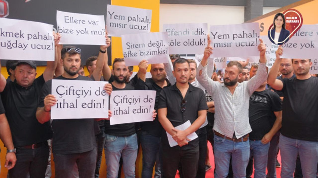 Eskişehir'de çiftçilerden protesto: Ekmeğimizle oynamayın!