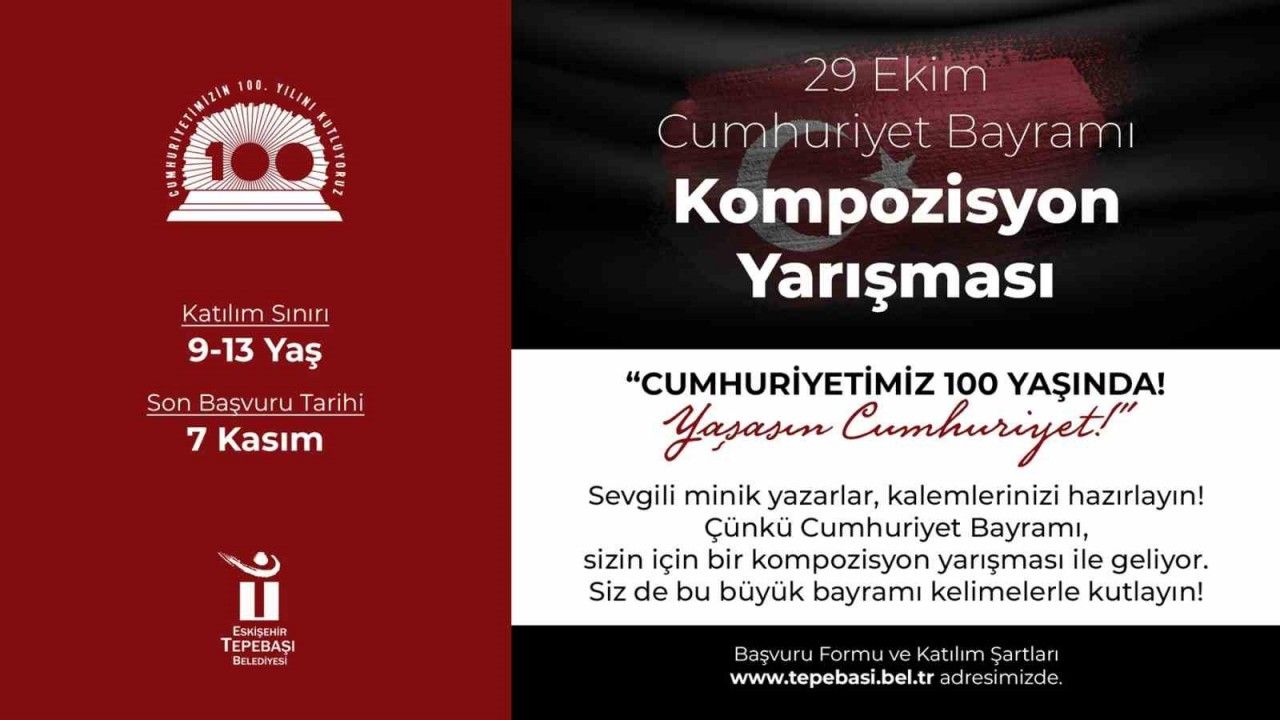 Eskişehir'de Cumhuriyetin 100’üncü yılına özel yarışma!