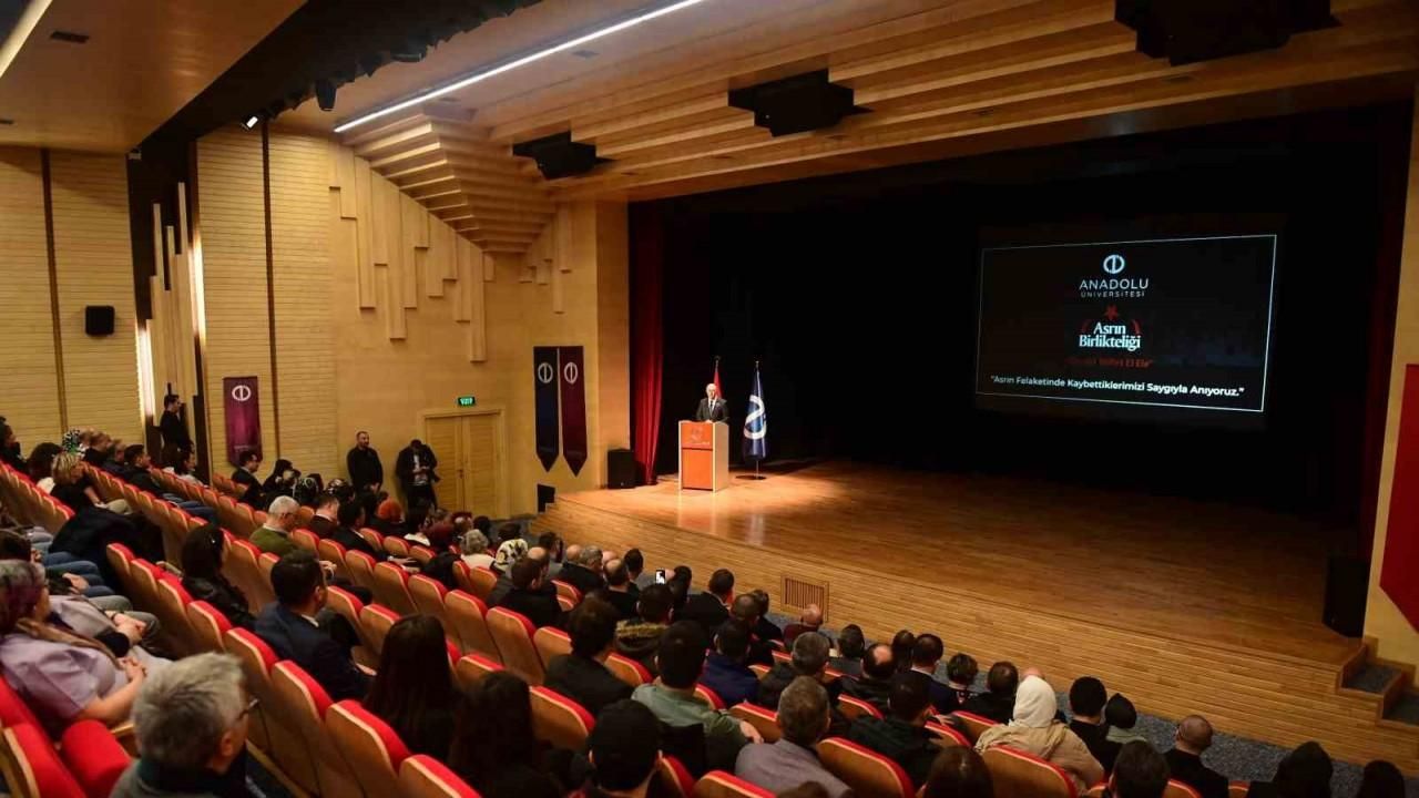 Anadolu Üniversitesi’nde ’Asrın Birlikteliği’ anma töreni gerçekleştirildi