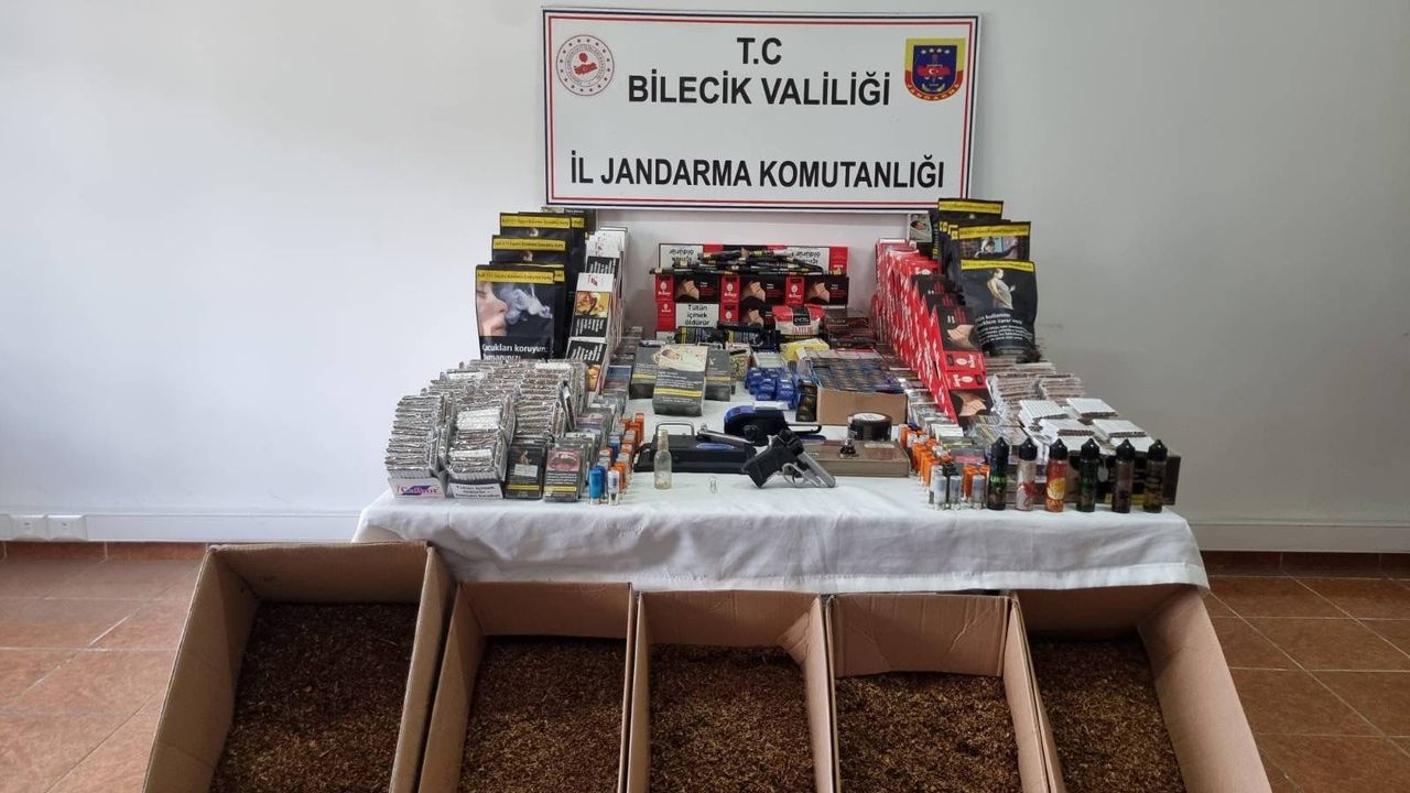 Bilecik’te Jandarmadan narkotik ve kaçak tütün operasyonu