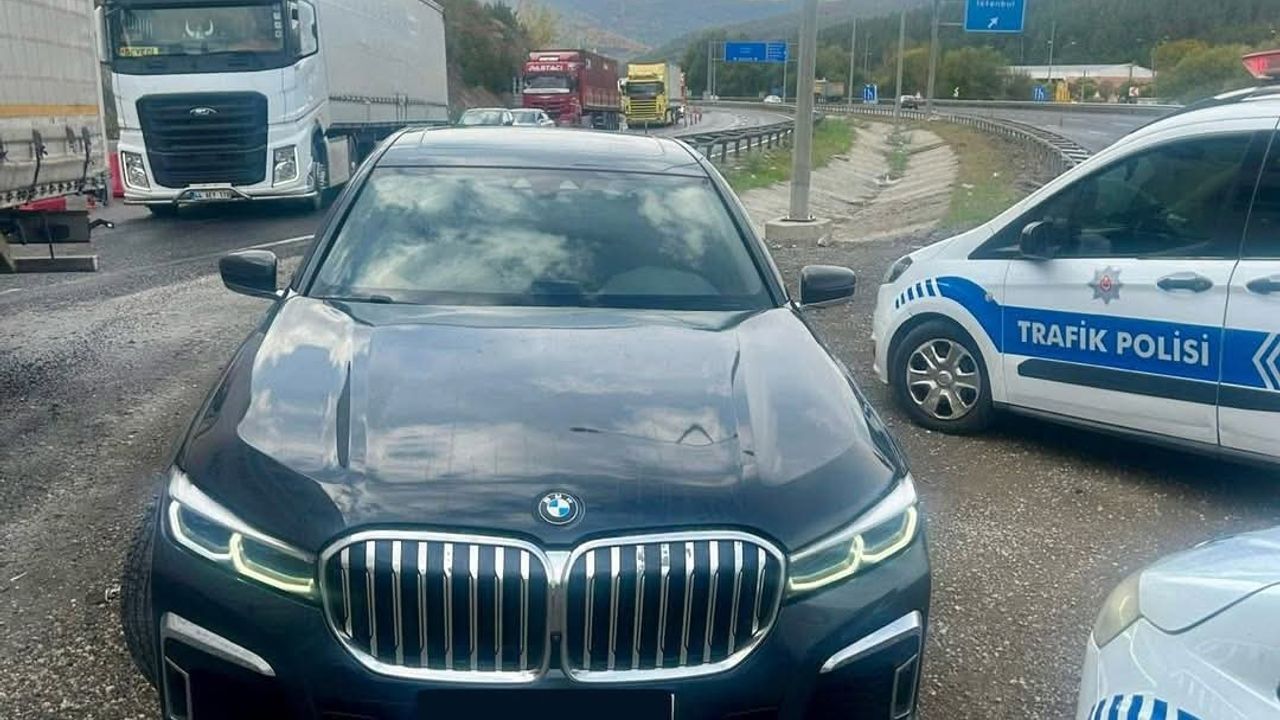 Bozüyük’te ikiz plaka kullanan şahsa 50 bin 834 TL ceza