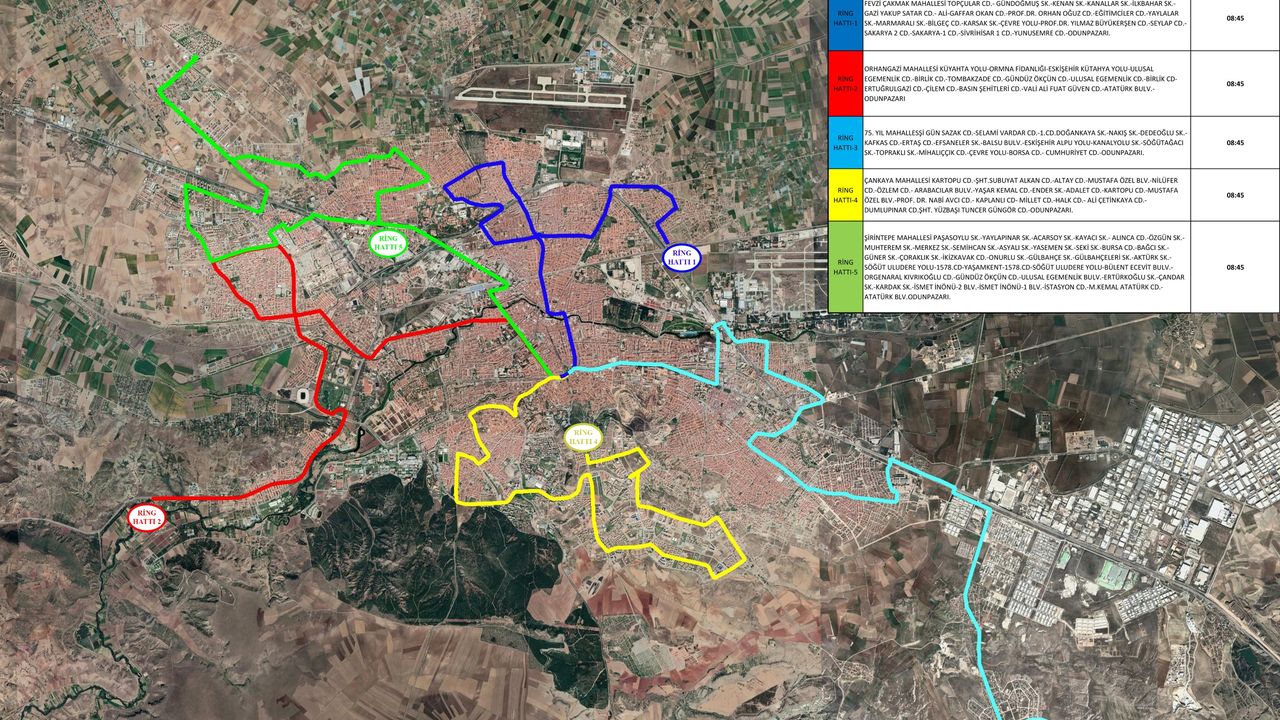 Eskişehir'de bugün ücretsiz: İşte sefer güzergahları