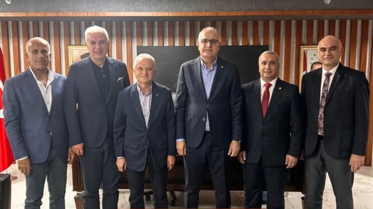 Federasyon başkanını ziyaret ettiler