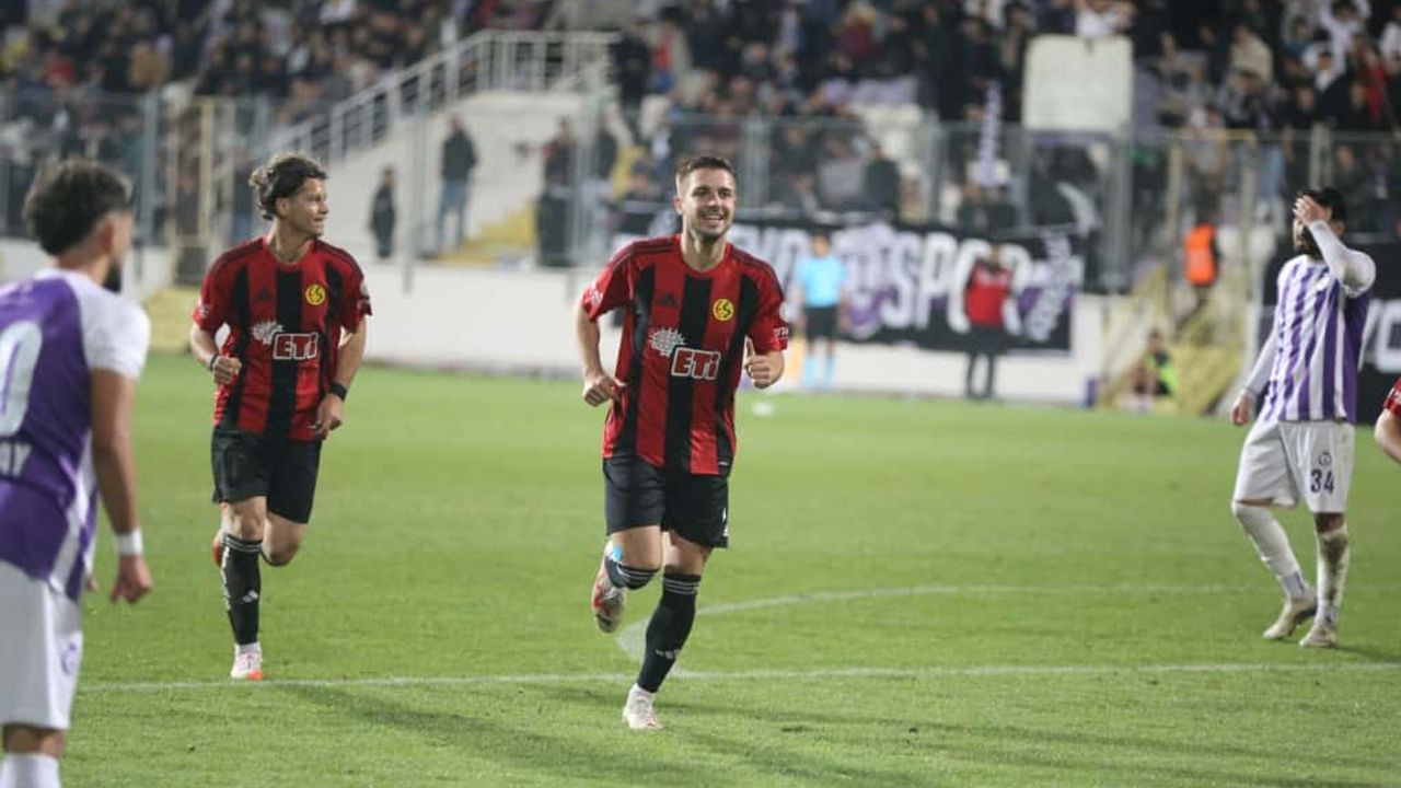 Eskişehirspor'dan deplasmanda gol yağmuru!