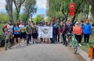 Eskişehir'de bisiklet tutkunlarından anlamlı etkinlik