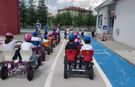 Eskişehir'de çocuklara akülü ve aküsüz araçlar ile trafik eğitimi!