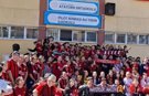 Öğrenciler okulda Es Es marşları ile coştu