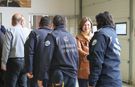Ayşe Ünlüce personelle bayramlaştı