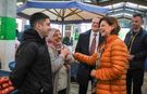 Eskişehir’de bayram öncesi pazar ziyareti