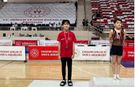 Eskişehir'de cimnastikçisinden gümüş madalya