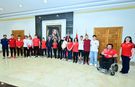 Başarılı sporcuları konuk etti