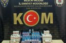 Kaçak sigara operasyonunda binlerce liralık ürüne el konuldu