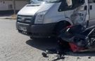 Eskişehir'de motosiklet kazası: Hurdaya döndü!