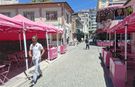 Hamamyolu'nda kaldırım masalarla doldu
