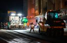Eskişehir’de gece mesaisi! Şehir uyurken yollar yenileniyor