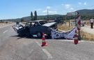 Kütahya'da feci kaza: 1 ölü, 4 yaralı
