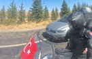 Eskişehir yolunda güvenliğini hiçe saydı!
