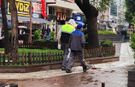 Odunpazarı’nın yoğun caddelerinde temizlik çalışması