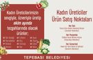 Tepebaşı Belediyesi’nden kadın üreticilere destek
