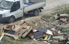 Eskişehir'deki çöp yığınına tepki!