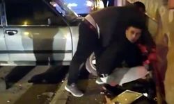 Doğalgaz sızıntısına vatandaştan bezli çözüm