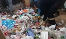 5 milyon liralık evden 50 ton çöp çıktı