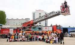 Bozüyük’te miniklere yangın eğitimi