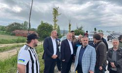 AK Parti heyeti afet bölgesine gitti
