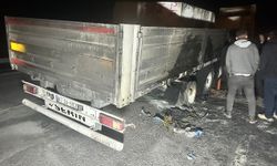 MERMER YÜKLÜ TIR’DA YANGIN!