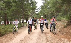 Vali Kızılkaya, Çevre Haftasında gençlerle pedalladı