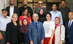 CHP İlçe Başkanlarından Büyükerşen’e ziyaret