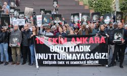 Eskişehir'de 10 Ekim Ankara Katliamı'nda hayatını kaybedenler anıldı