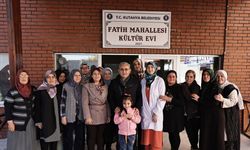 Kütahya Belediye Başkanı Işık Fatih Mahallesi Kültür Evi’ni ziyaret etti