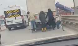 Eskişehir trafiğindeki görüntüler yürekleri ağza getirdi!