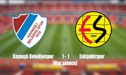 Kaynaşlı Belediyespor 1 - 1 Eskişehirspor (Maç sonucu)