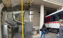 İzmir’de metro raydan çıktı: Duvara çarptı!