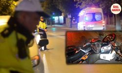 Eskişehir'de motosiklet sürücüsü yayaya çarptı: 1 ağır yaralı!