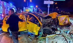 İzmir'de ticari takside dehşet: 1 ölü!