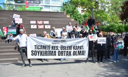 Eskişehir'den Filistin için seslendiler: ''Katil İsrail İşbirlikçi AKP''