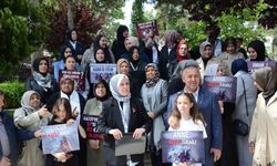 AK Partili kadınlar Gazzeli anneler için seslendi