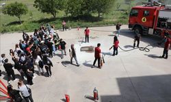 ESTÜ Ulaştırma Meslek Yüksekokulu Öğrencileri için Yangın Söndürme Sertifika Eğitimi düzenlendi