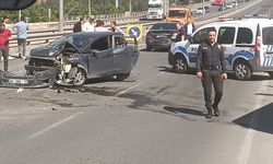 Eskişehir Şehir Hastanesi yakınında korkutan kaza!