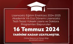 ESTÜ Lisansüstü programlarının son başvuru tarihi değişti!