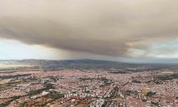 Bolu’daki orman yangınının dumanı Eskişehir semalarını kapladı, vatandaşlar panik yaşadı