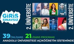 Anadolu Üniversitesi'nde sınavsız ikinci üniversite kayıtlarında son gün ne zaman?