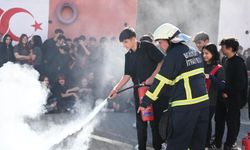 Bozüyük'te öğrencilere uygulamalı yangın eğitimi düzenlendi!