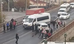 Eskişehir trafiğini kilitleyen kaza!