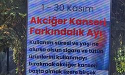 Akciğer Kanseri Farkındalık ayında dikkat çeken yazı!